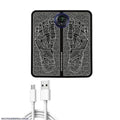 Rechargeable Foot Massager Mat Black PU Leather