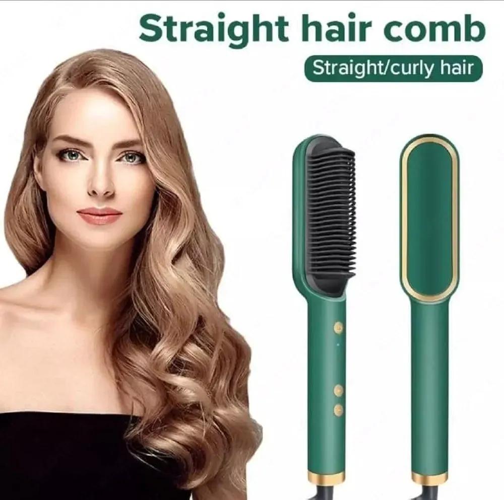 Corded Electric Hair Straightener Brush